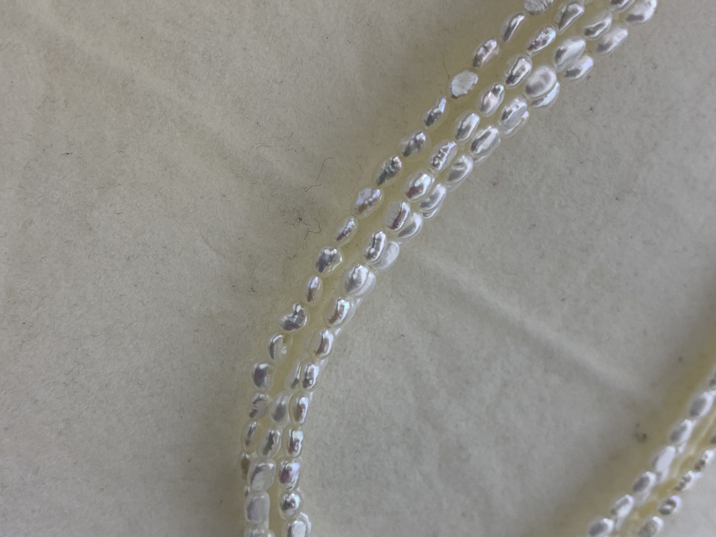 38cm strand of natural freshwater baroque pearls with iridescent aurora tones – ideal for freshwater pearl jewelry making and crafting