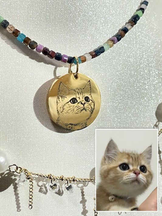 Personalized Necklace | Custom Pet jewelry | Pet lover|Dog Cat Necklace