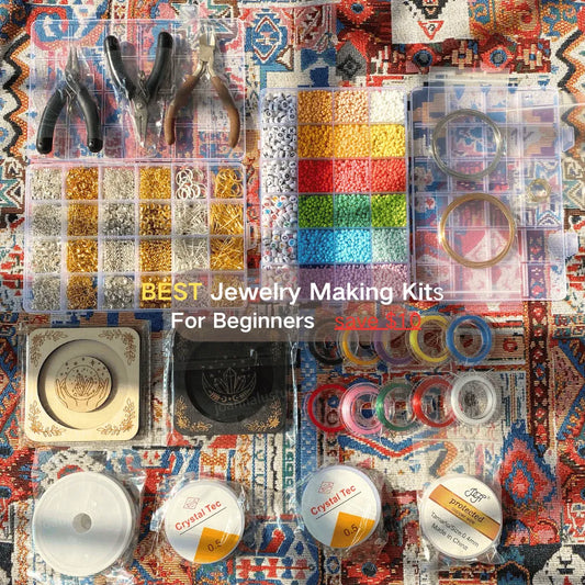 Complete Jewelry Making Kit for Beginners – DIY Gold & Silver Starter Set