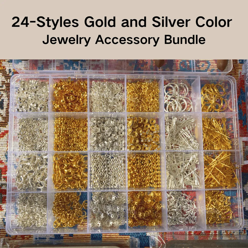 Complete Jewelry Making Kit for Beginners – DIY Gold & Silver Starter Set
